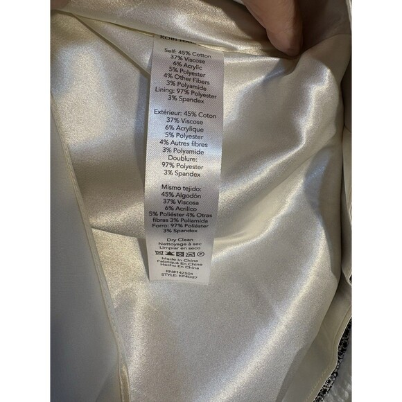 Kobi Halperin Hallie Tweed Metallic Dress NEW Size 16. MSRP $498 - Picture 8 of 9